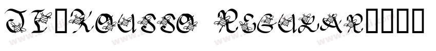 JI-Kousso Regular字体转换
